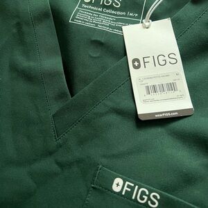 Figs Women's Top in Forest Green